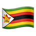 🇿🇼 flag: Zimbabwe display on Apple